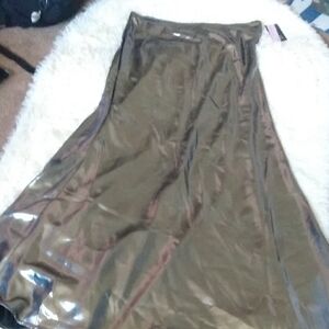 Wild Fable Shiny Gold A-Line Skirt